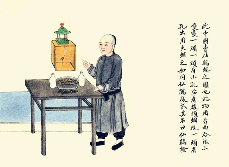 賣(mài)仙鶴燈圖