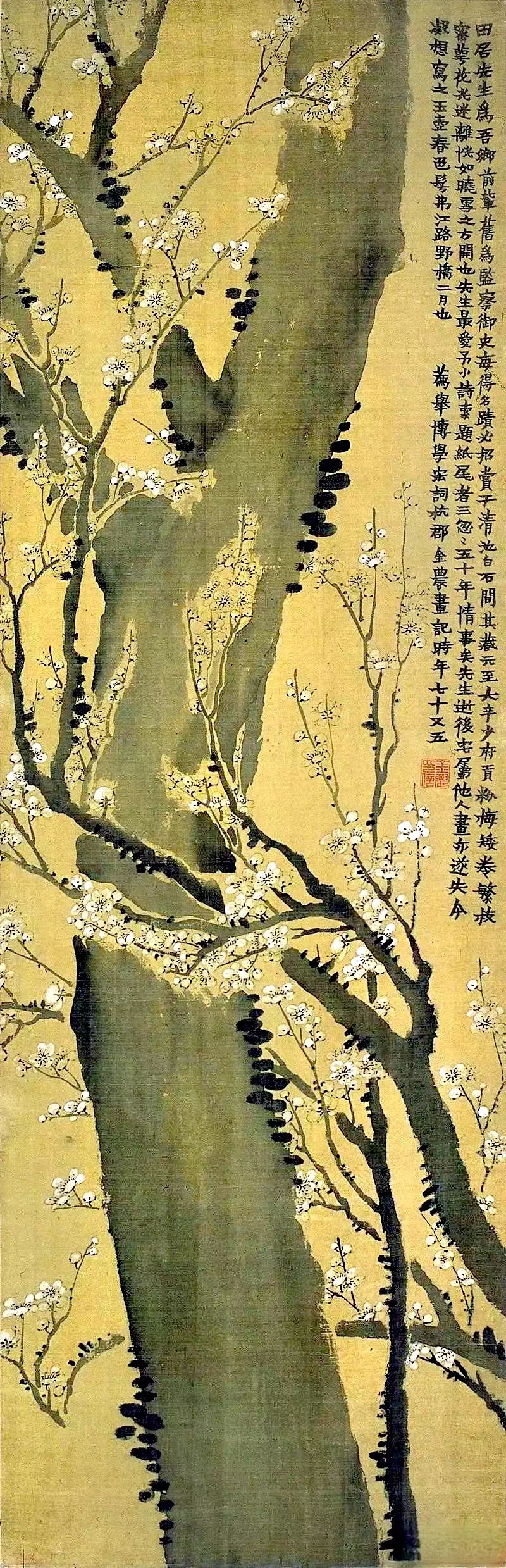 清 金農(nóng) 玉壺春色圖